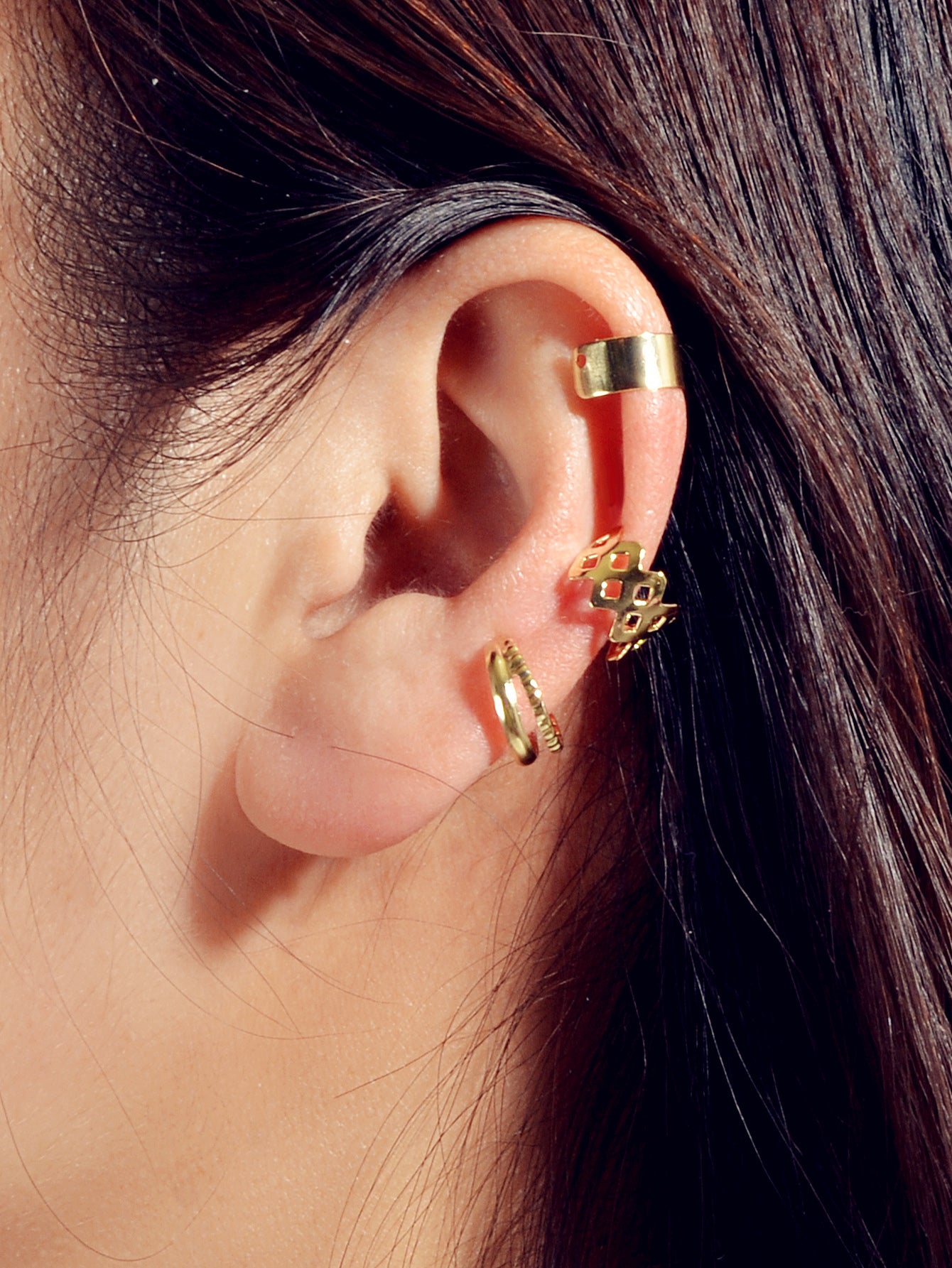 Geometric 2024 ear cuff