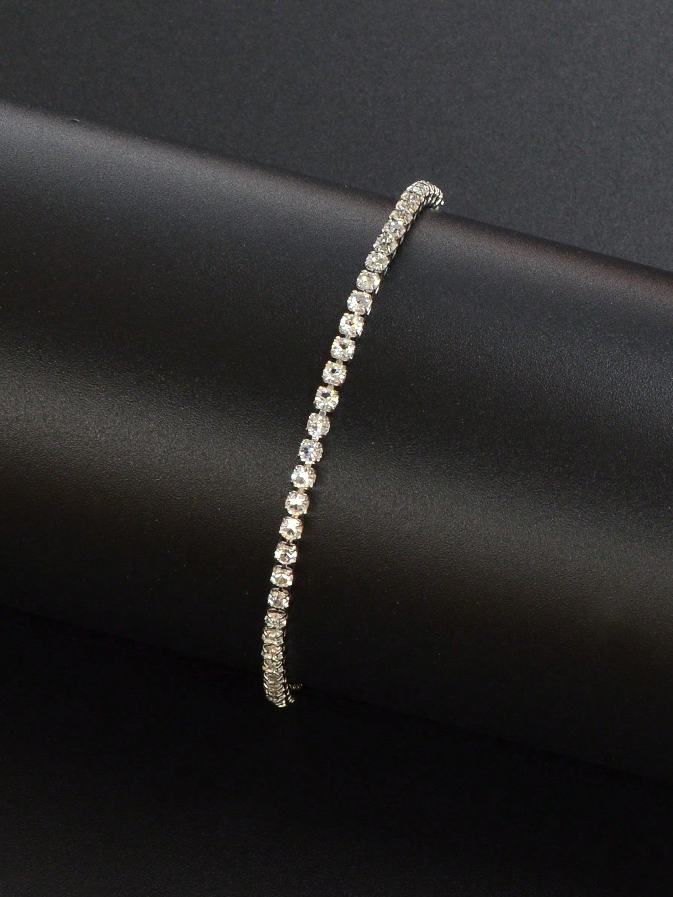 Adjustable Slider Bracelet with Diamonds Sparkle Shine Jewelry