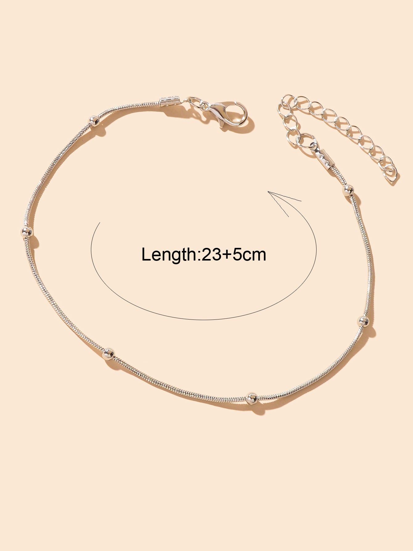 Dainty Gold Beaded Chain Anklet Boho Beach Foot Chain Ankle Women Foot Jewellery