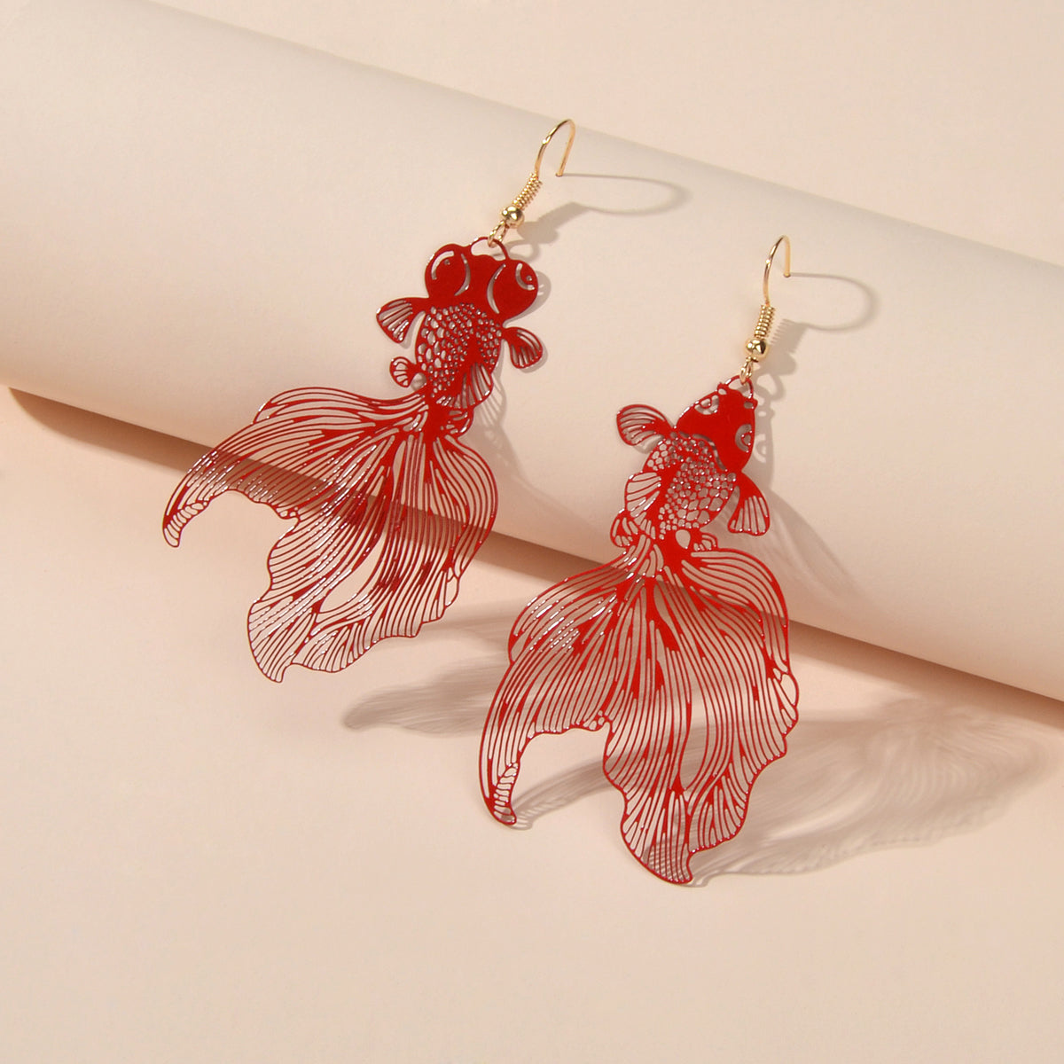 Goldfish earrings hot sale