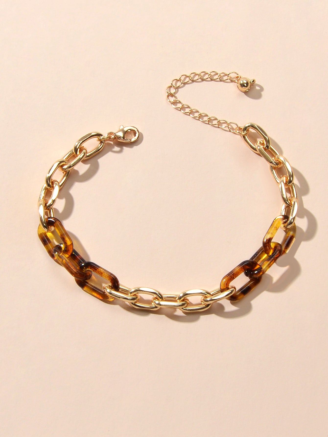 Designer Jewellery Acrylic Gold Crude Chain Bracelets Party Designer Accessories