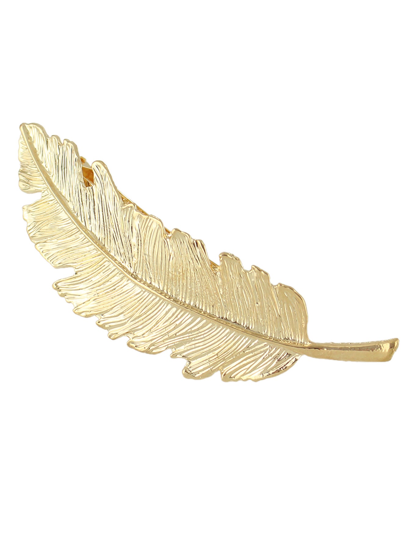 Hair Accessories Gold Silver Feather Metal Hairgrips Hair Clips Hair Barrettes