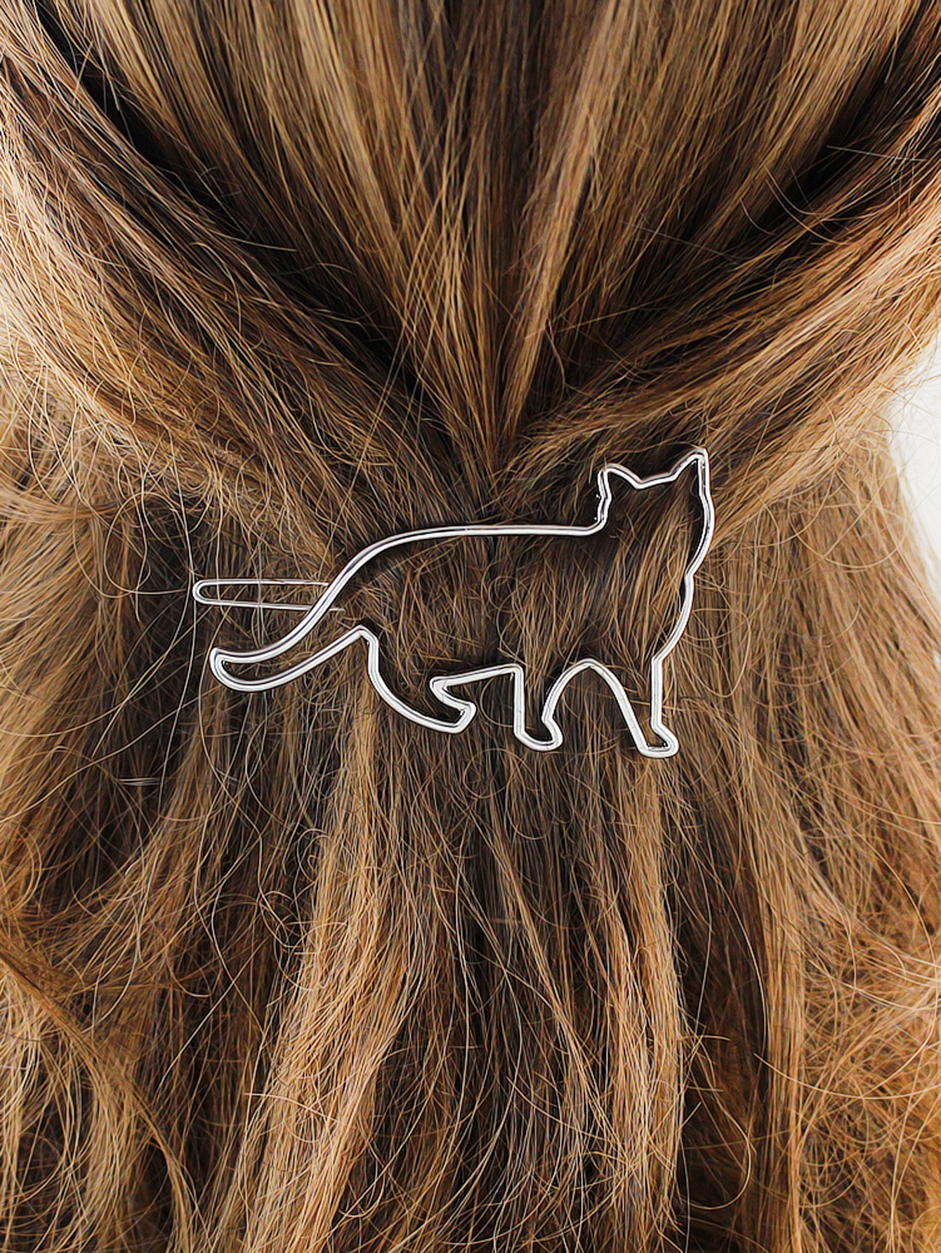 Hair Accessories Minimalist Gold Silver Metal Cat Hairgrips Hair Clips Hairpin