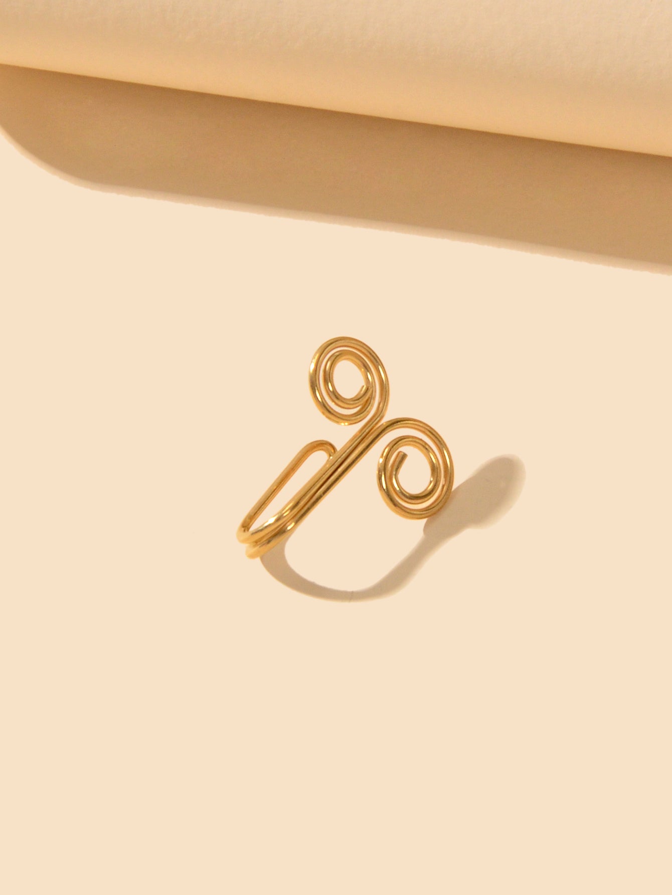 Fake nose ring hot sale paper clip