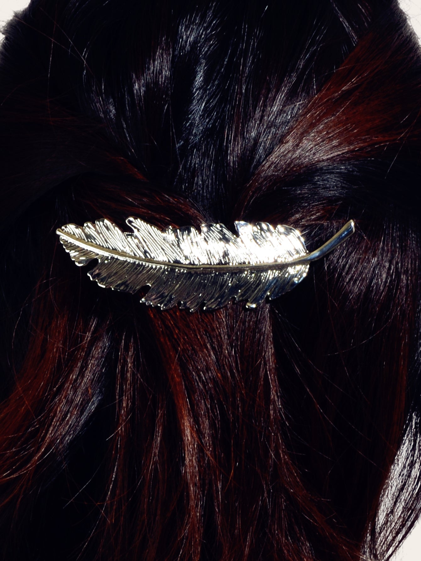 Hair Accessories Gold Silver Feather Metal Hairgrips Hair Clips Hair Barrettes