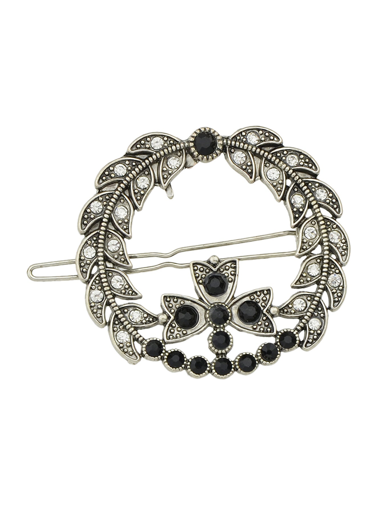 Ethnic Hair Accessories Antique Silver Wreath Hairgrips Hair Clips Hair Barrette