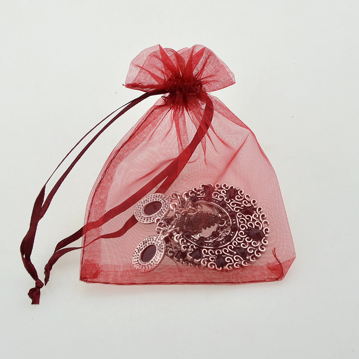 10pcs/set Organza Jewellery Gift Pouch Candy Pouch Drawstring Wedding Favour Bag