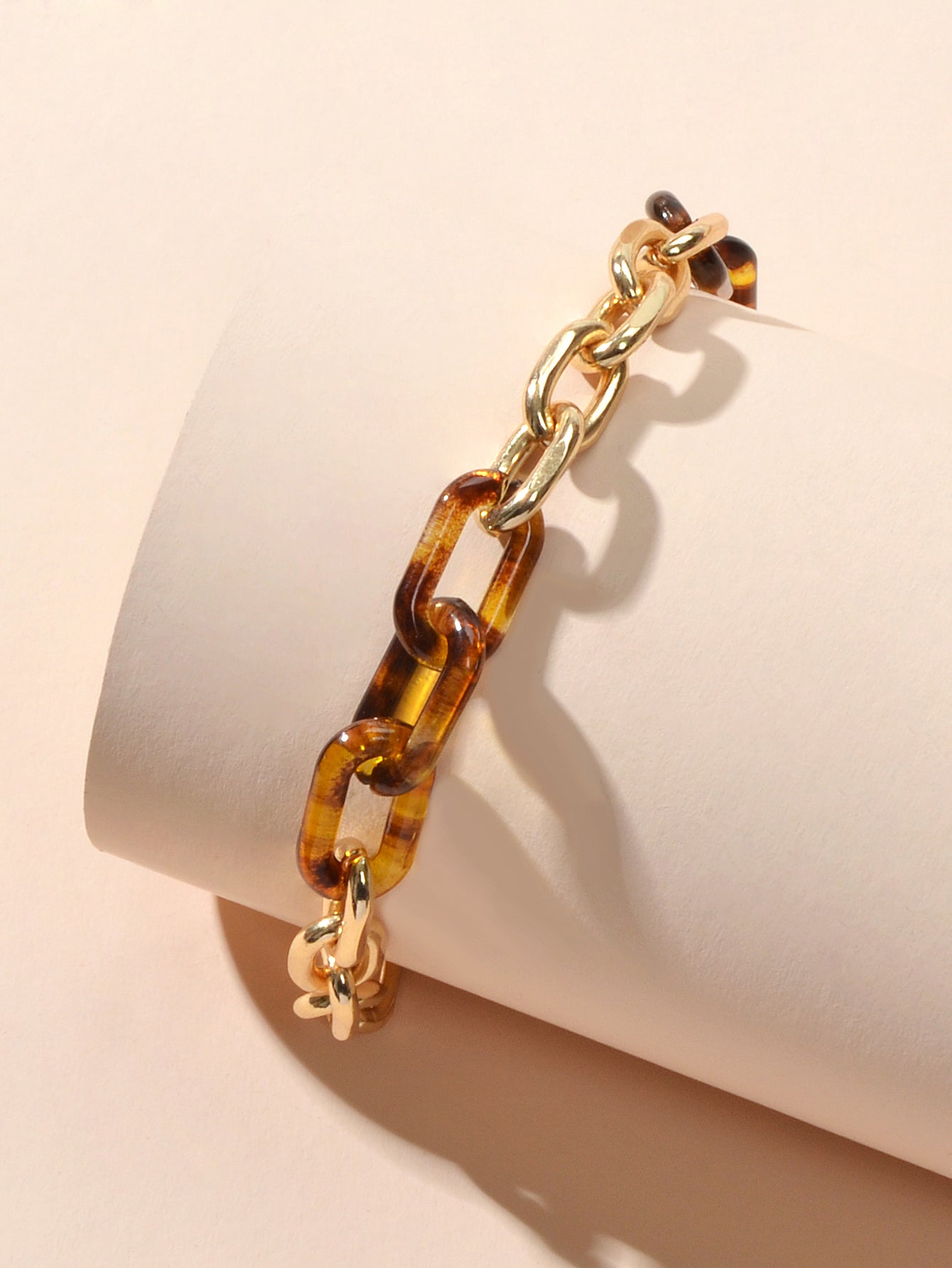 Designer Jewellery Acrylic Gold Crude Chain Bracelets Party Designer Accessories