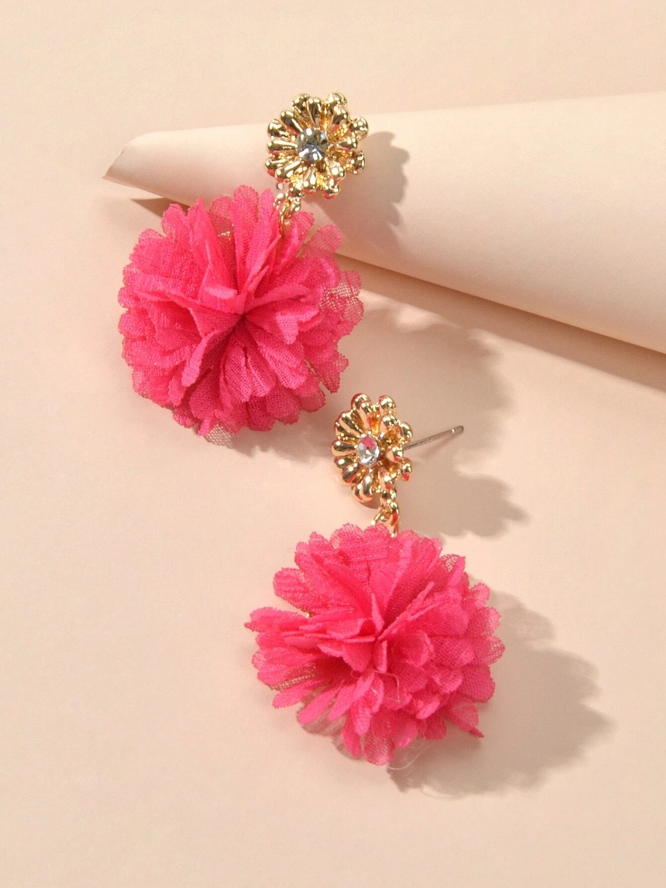 Lovely Jewellery Colorful Flower Drop Dangle Earrings Stunning Women Accessories