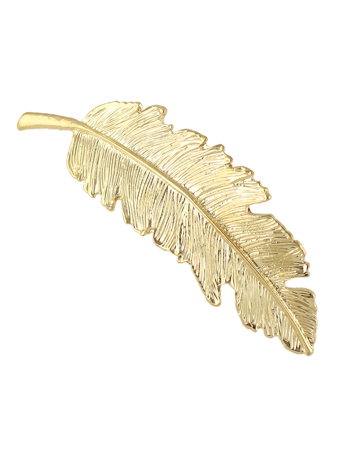 Hair Accessories Gold Silver Feather Metal Hairgrips Hair Clips Hair Barrettes