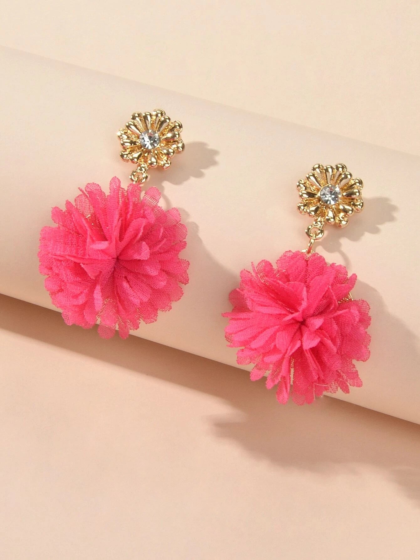 Lovely Jewellery Colorful Flower Drop Dangle Earrings Stunning Women Accessories