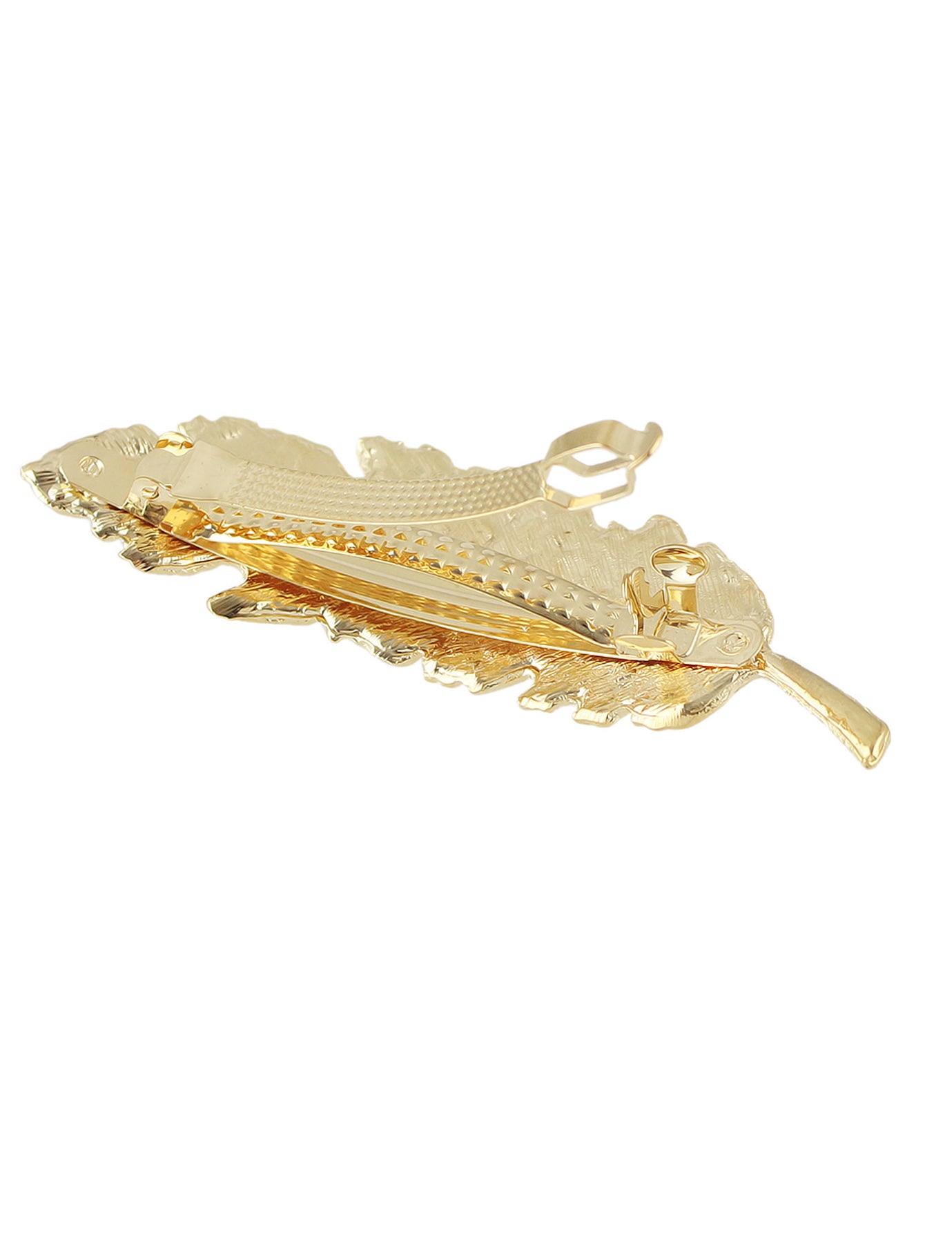 Hair Accessories Gold Silver Feather Metal Hairgrips Hair Clips Hair Barrettes