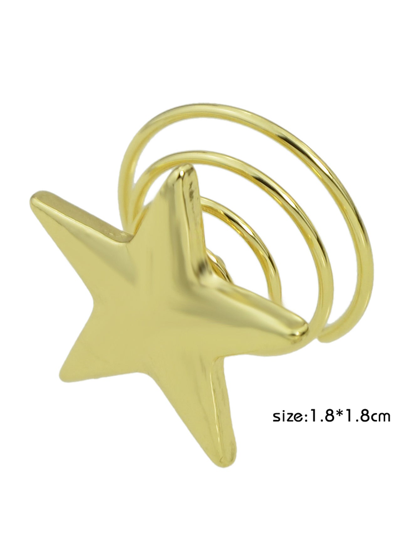 1pc Lovely Hair Accessories Gold Star Hair Clip Holder Hair Pin Hair Stick Gift