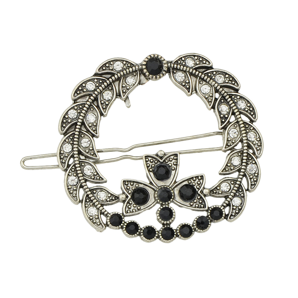 Ethnic Hair Accessories Antique Silver Wreath Hairgrips Hair Clips Hair Barrette